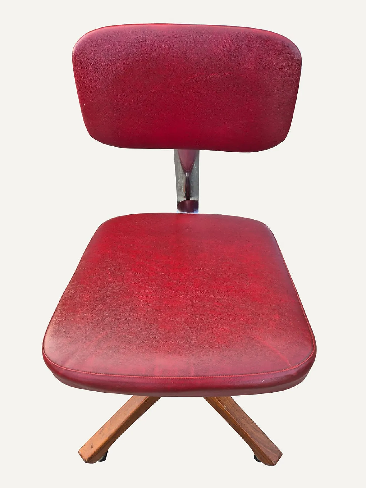 Poltroncina da ufficio mid-century di Anonima Castelli, fine '900 7