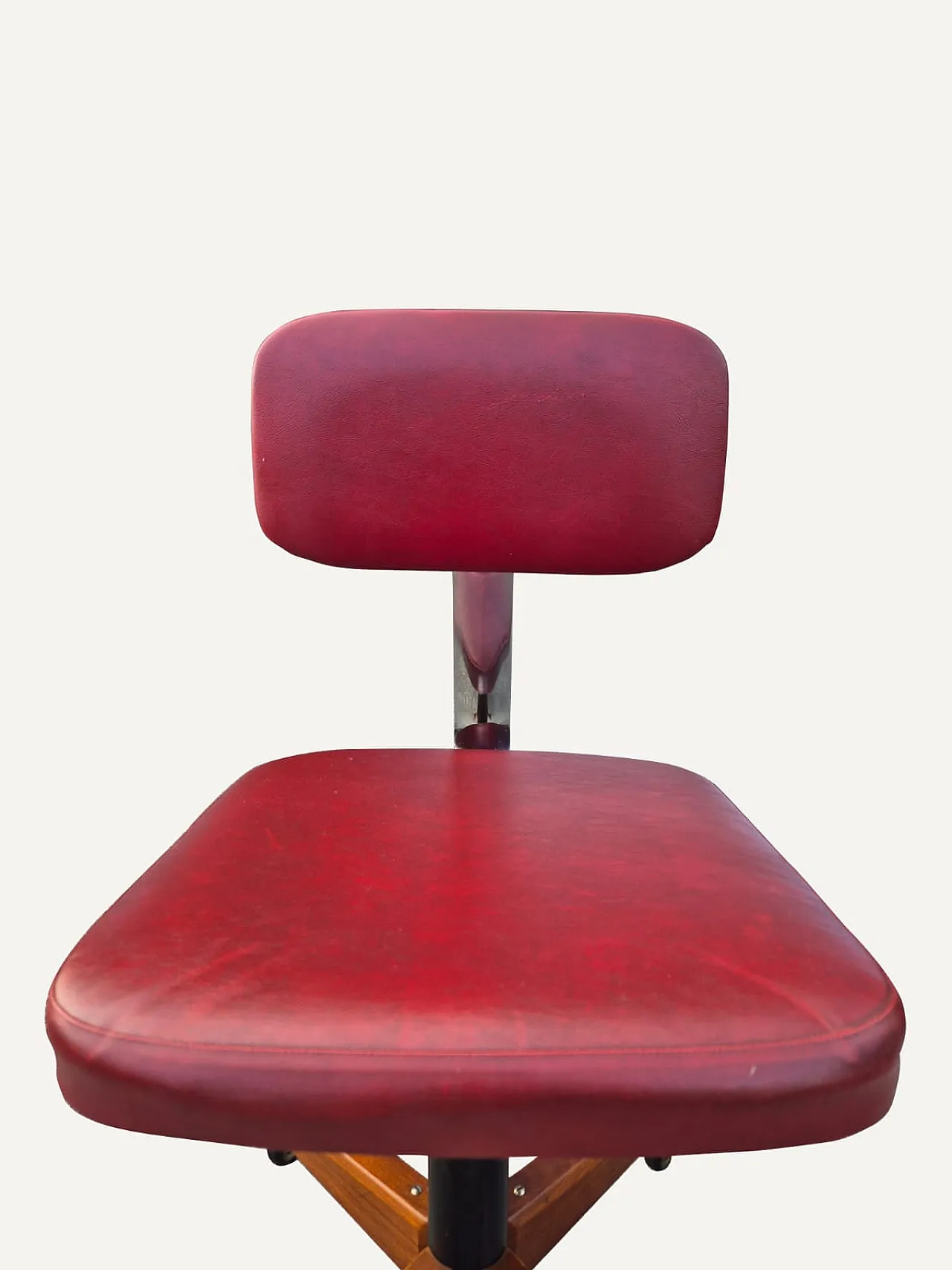 Poltroncina da ufficio mid-century di Anonima Castelli, fine '900 9