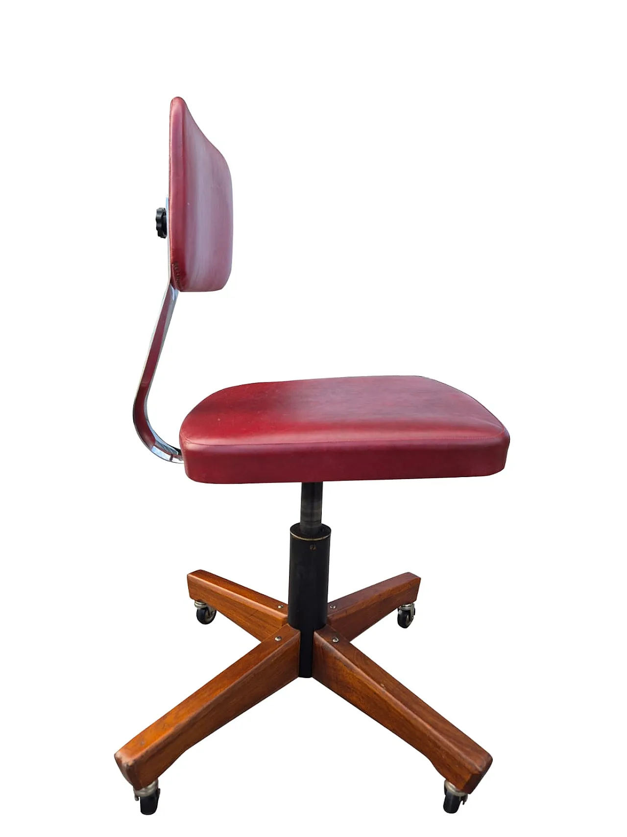 Poltroncina da ufficio mid-century di Anonima Castelli, fine '900 11