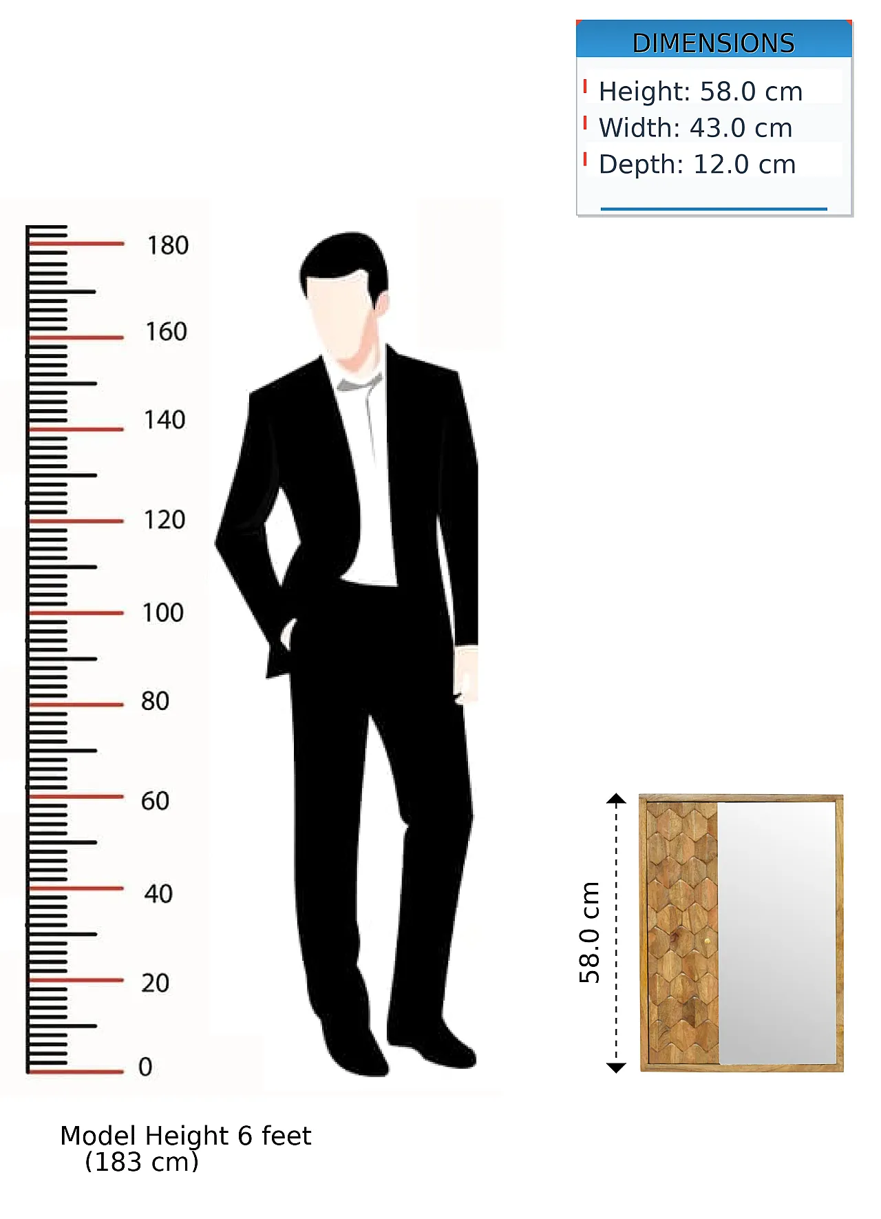 Artisan Furniture Solid Wood Pineapple Carved Mirror Cabinet 15