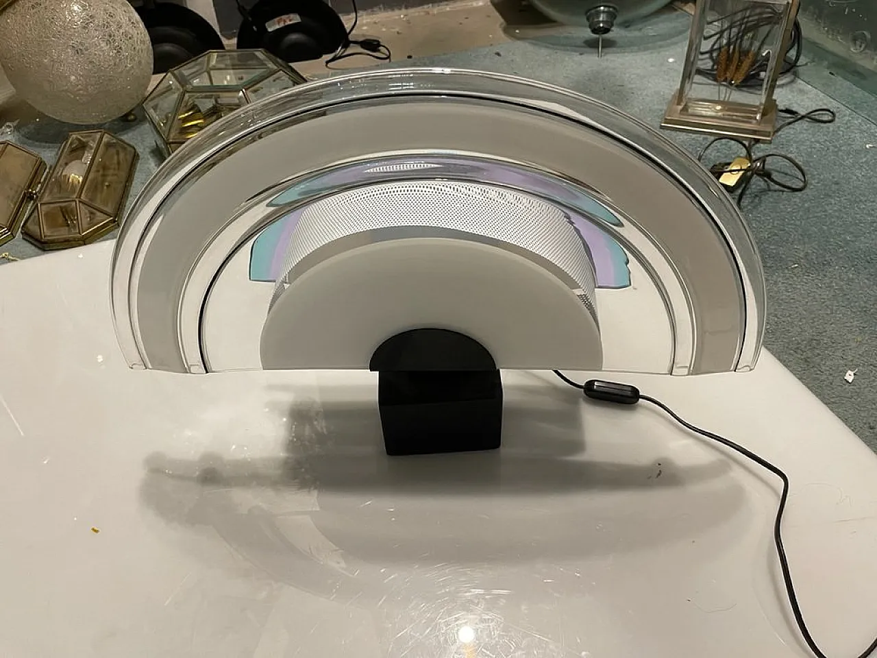 Large Murano glass table lamp, 1980s 2