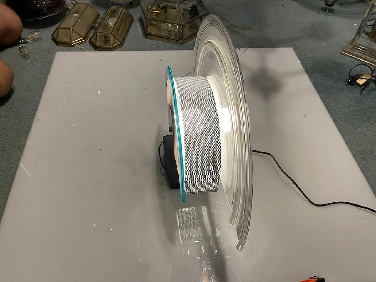 Large Murano glass table lamp, 1980s 6