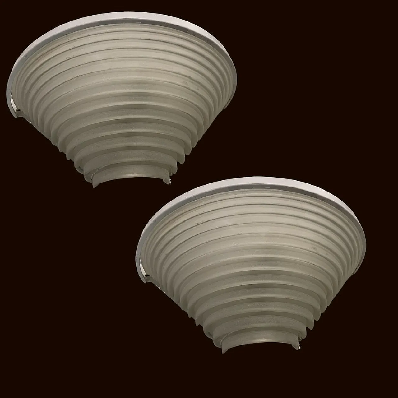 Pair of Egisto 38 Focaccine by Angelo Mangiarotti for Artemide, 1980s 10