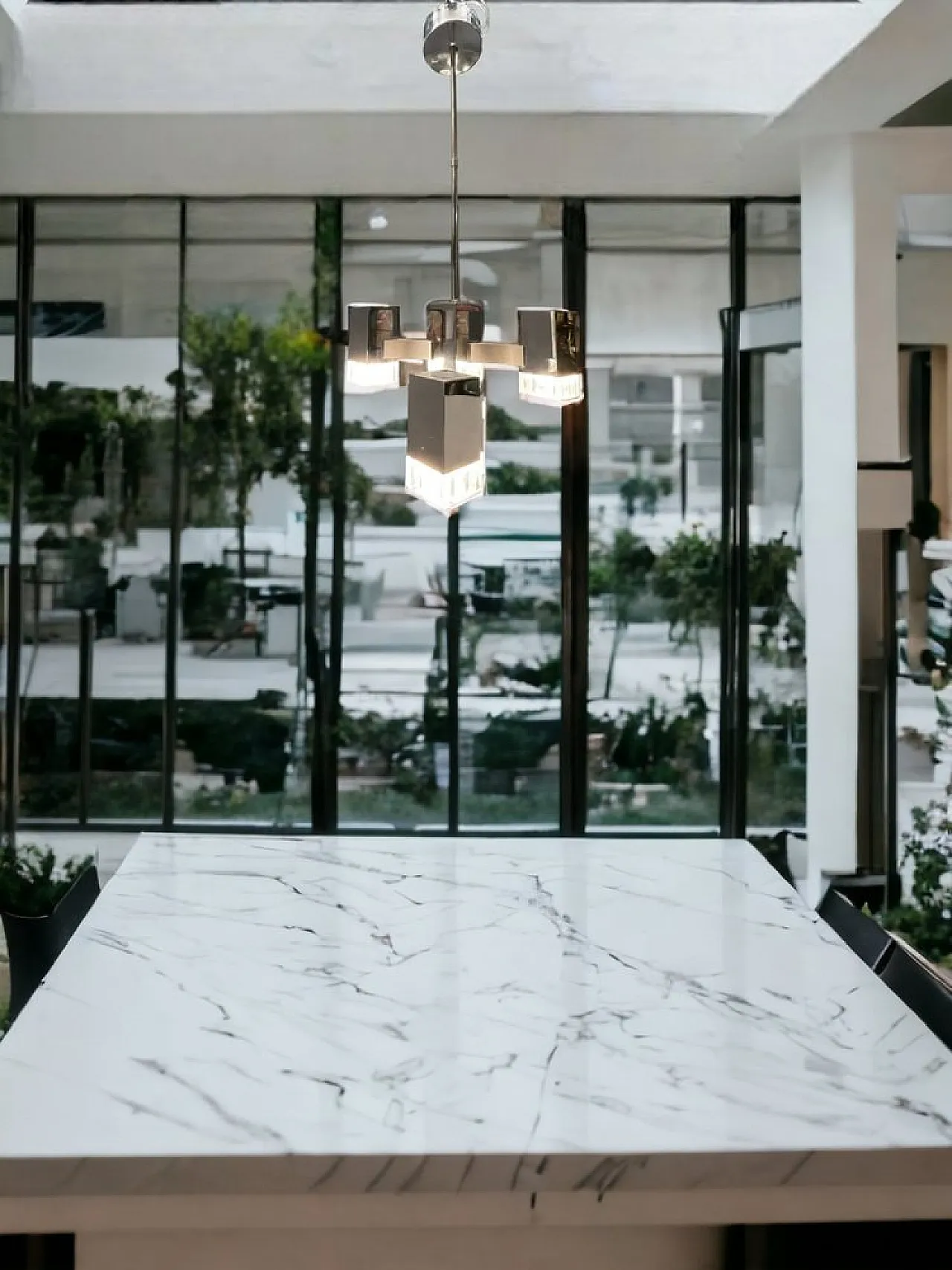 Cubic Light pendant lamp by Gaetano Sciolari, 1970s 15