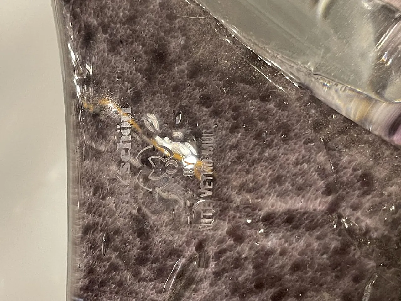 Pair of Murano glass sconces by Mila Schon for Arte Vetri, 1980s 4