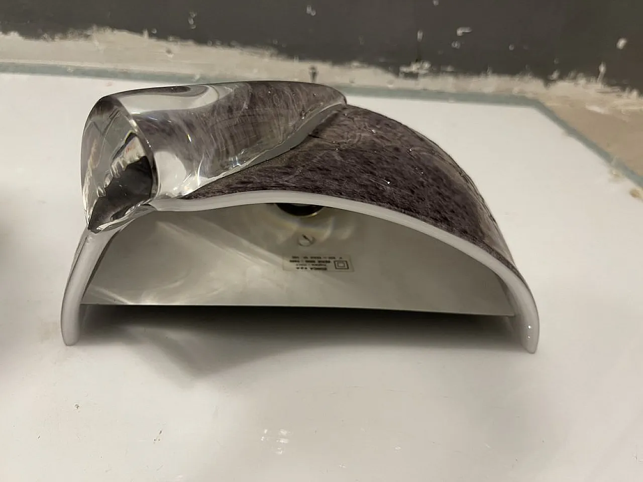 Pair of Murano glass sconces by Mila Schon for Arte Vetri, 1980s 6