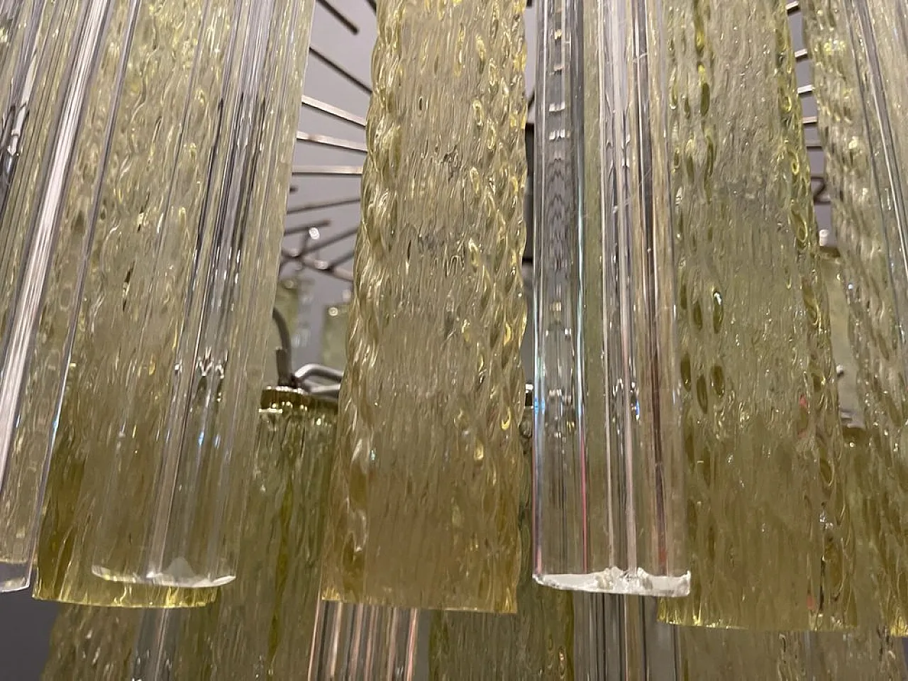 Large Murano glass chandelier by Paolo Venini, 1970s 4