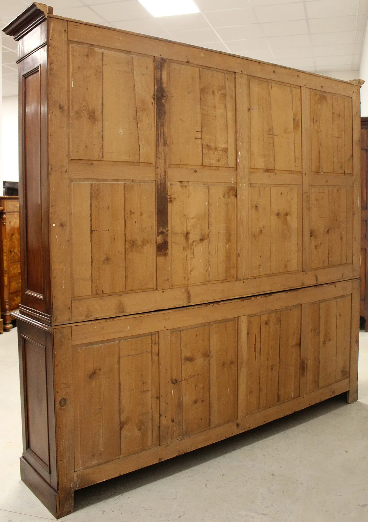 8-door bookcase mahogany, 19th century 13