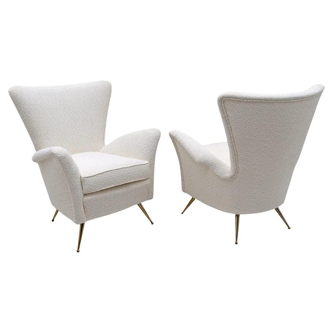 Pair of armchairs from Hotel Bristol Merano attr. to Gio Ponti, 1950s 1