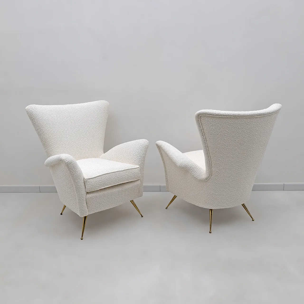 Pair of armchairs from Hotel Bristol Merano attr. to Gio Ponti, 1950s 2
