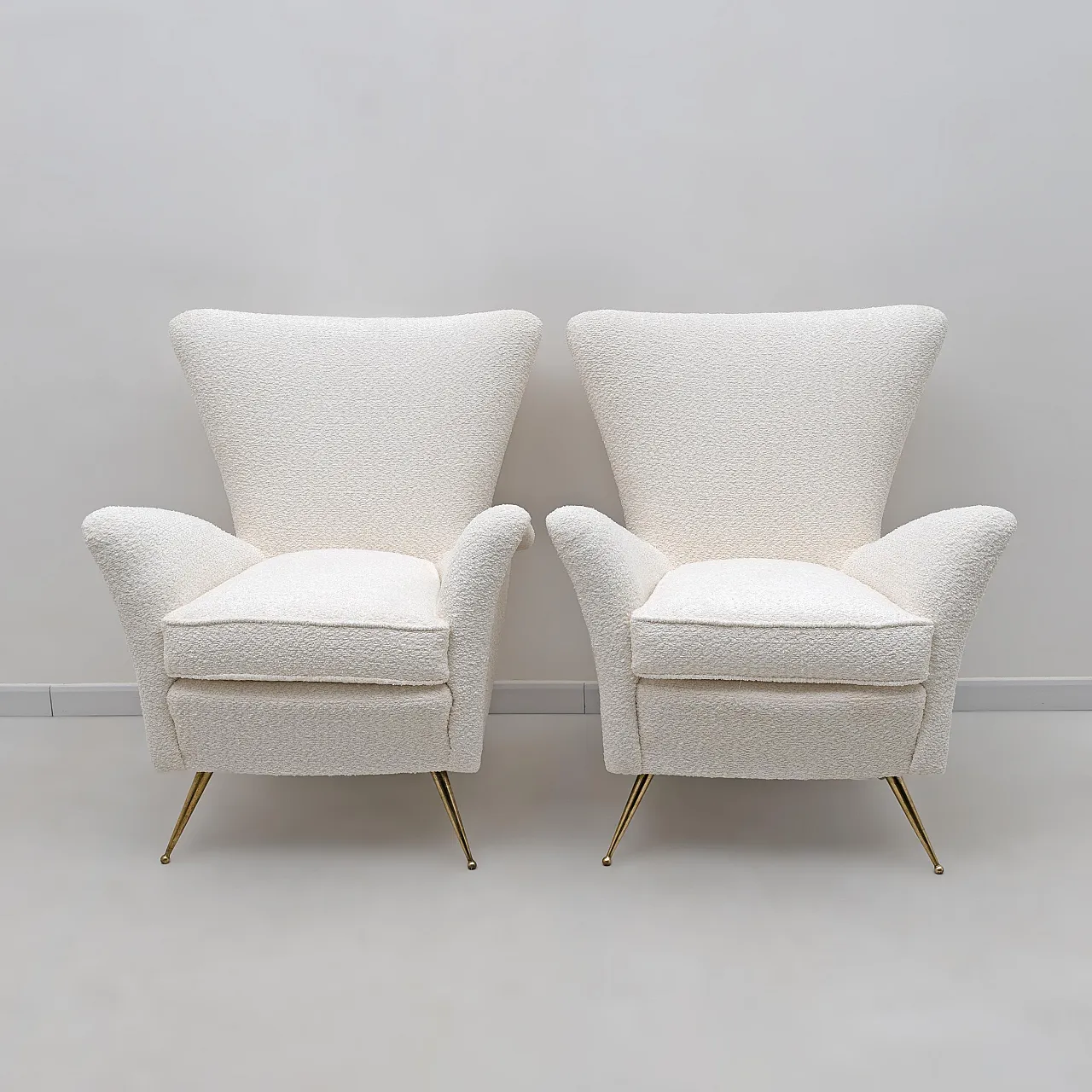 Pair of armchairs from Hotel Bristol Merano attr. to Gio Ponti, 1950s 3