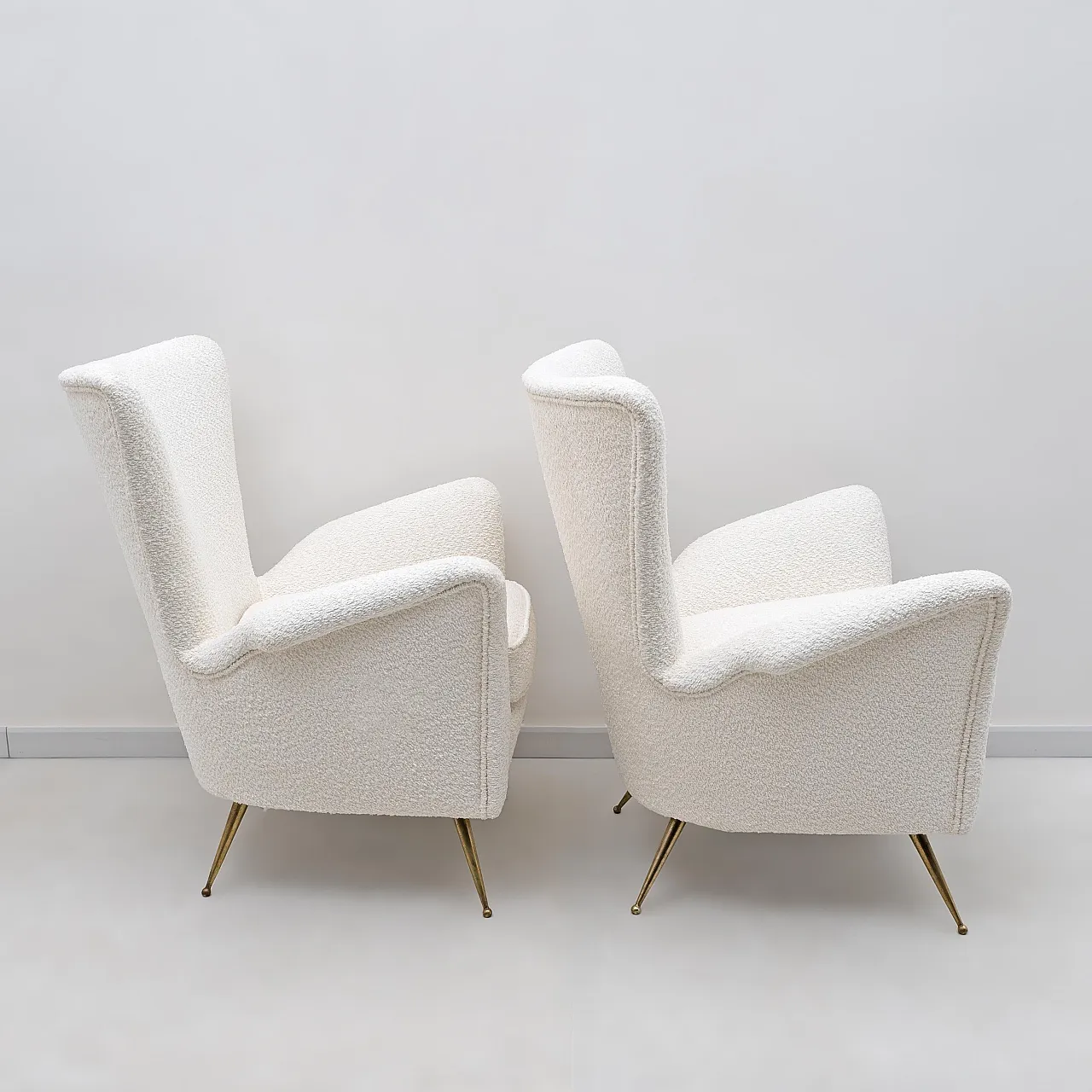 Pair of armchairs from Hotel Bristol Merano attr. to Gio Ponti, 1950s 11