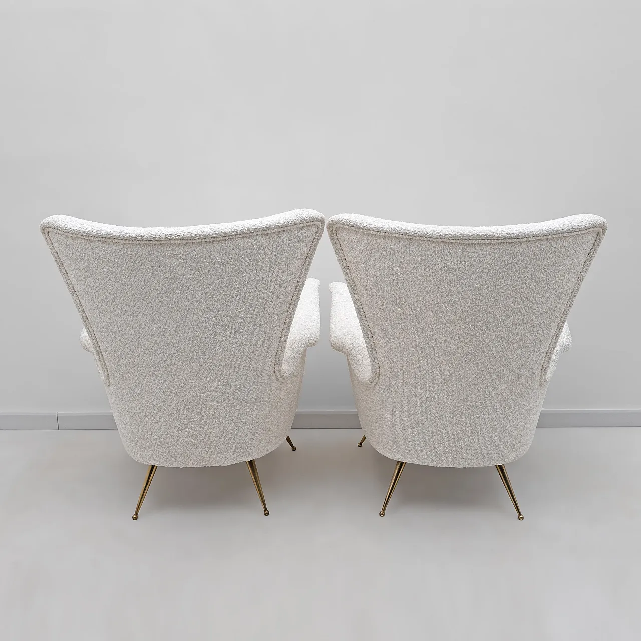 Pair of armchairs from Hotel Bristol Merano attr. to Gio Ponti, 1950s 12