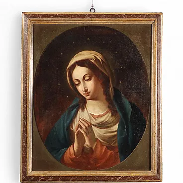 Madonna by Giovan Battista Salvi, oil on canvas, 18th century