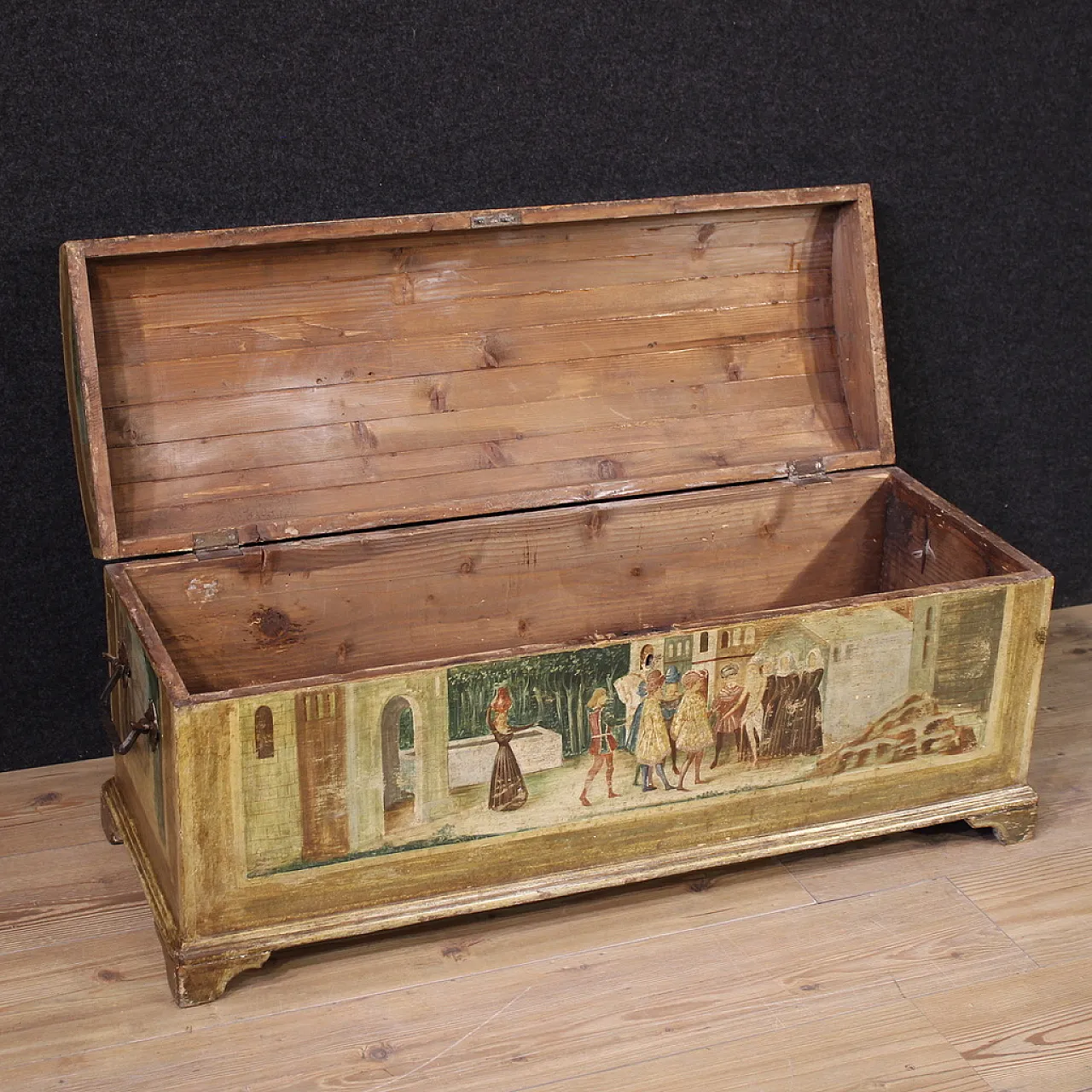 Painted chest, 20th century 3