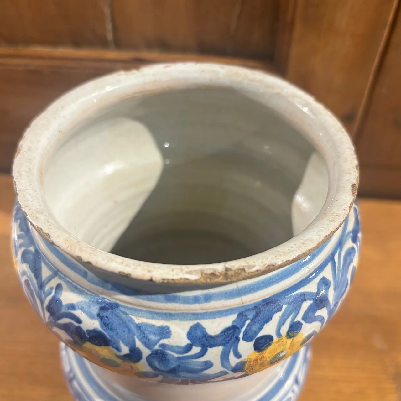 Albarello Faenza, pharmacy vase, 17th century 11