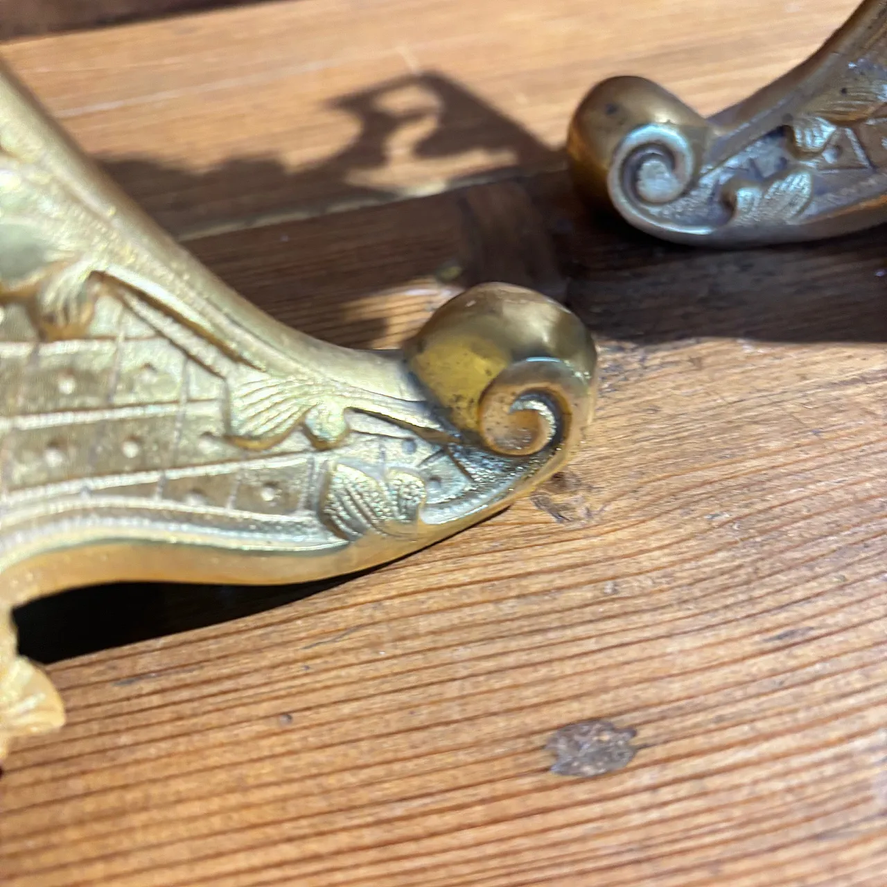 Pair of Zechino L. Filippo gold candelabra, 1850 9