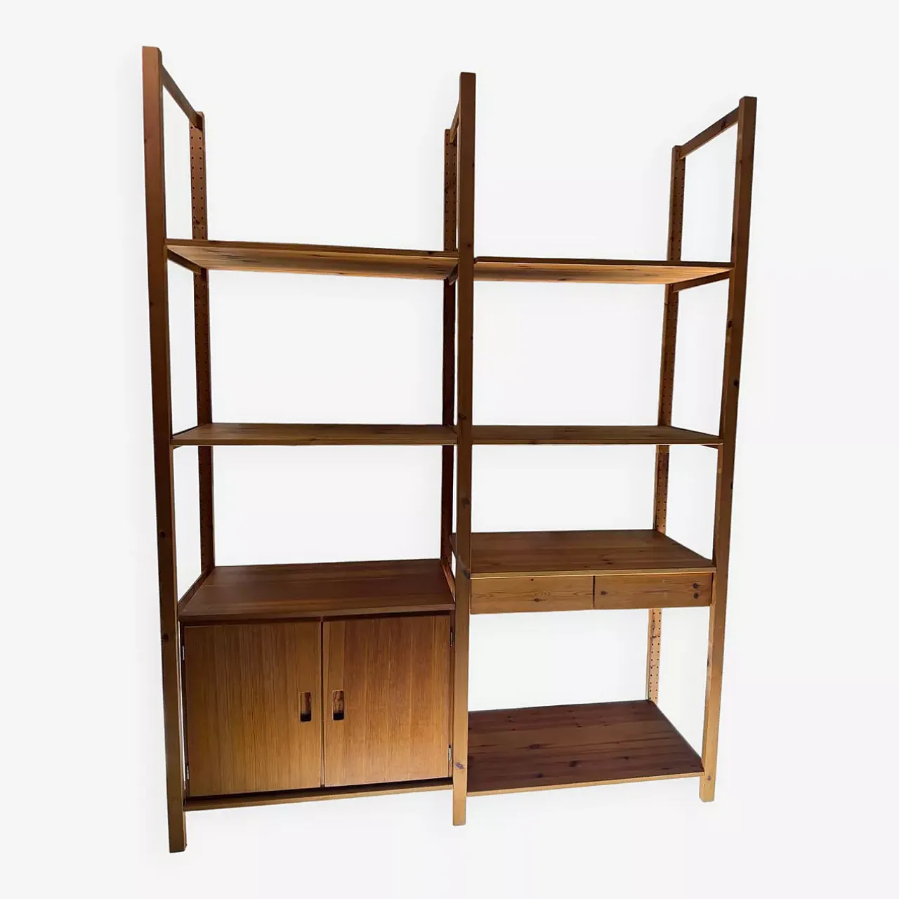 Libreria modulare in legno IKEA, anni '80 1