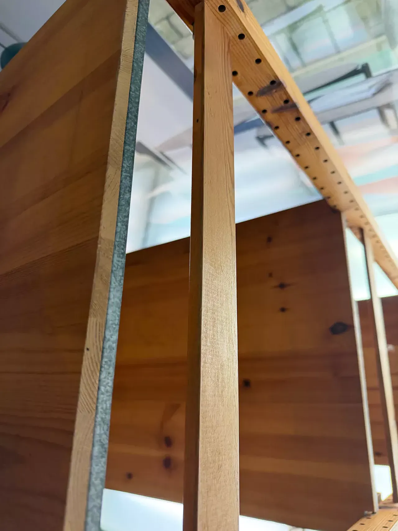 Libreria modulare in legno IKEA, anni '80 6