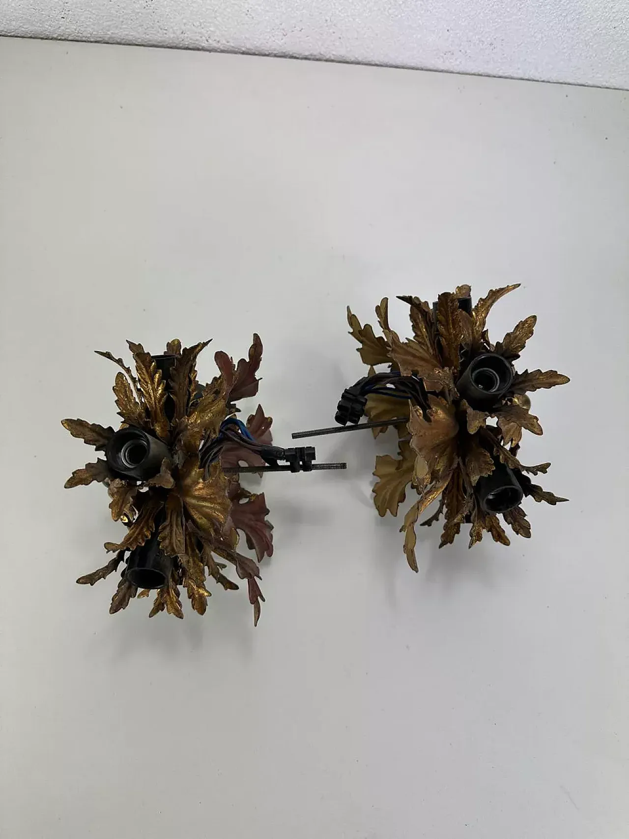 Metal ceiling lamp, late 20th century 5