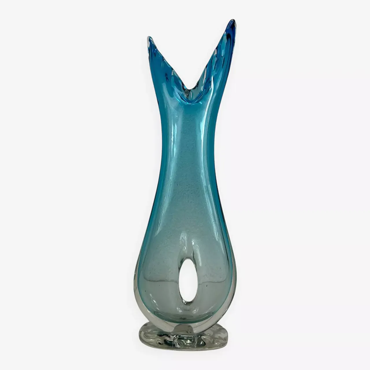 Vaso in vetro di Murano, fine '900 1