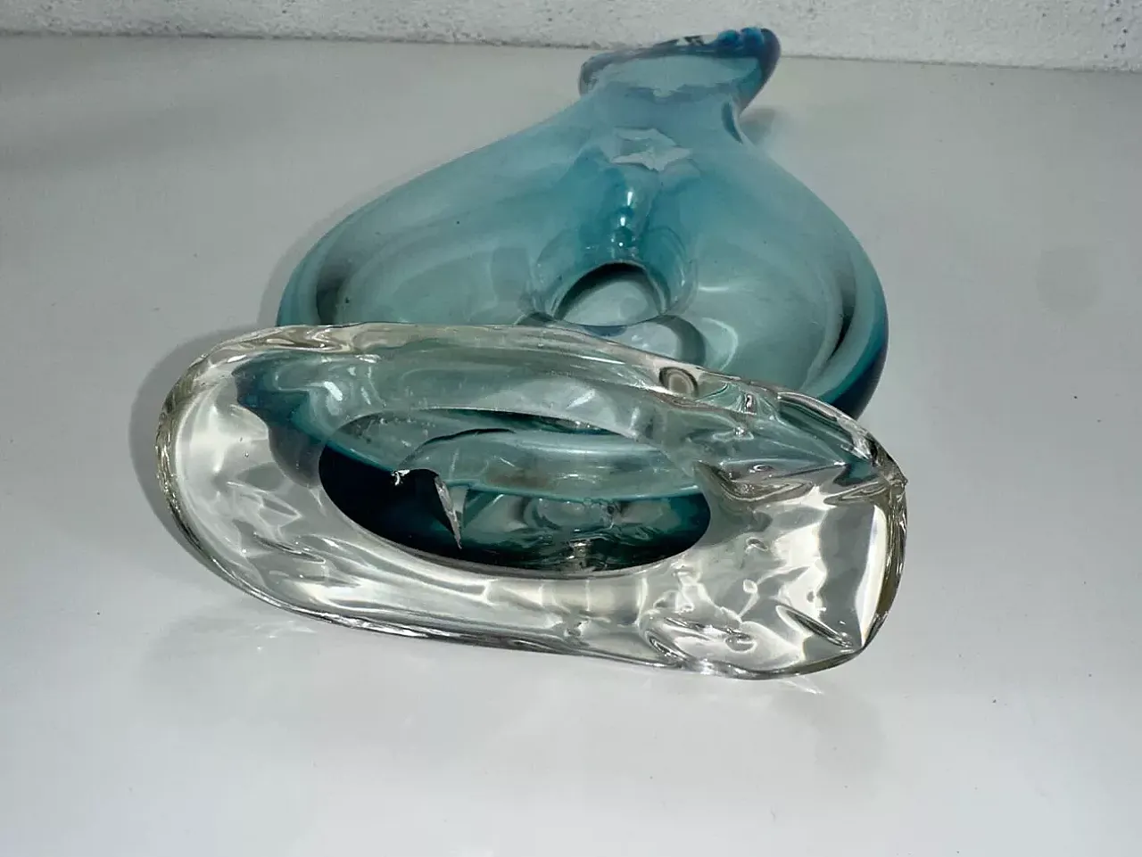 Vaso in vetro di Murano, fine '900 2