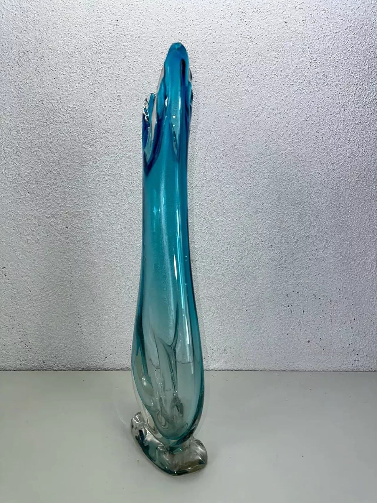 Vaso in vetro di Murano, fine '900 7
