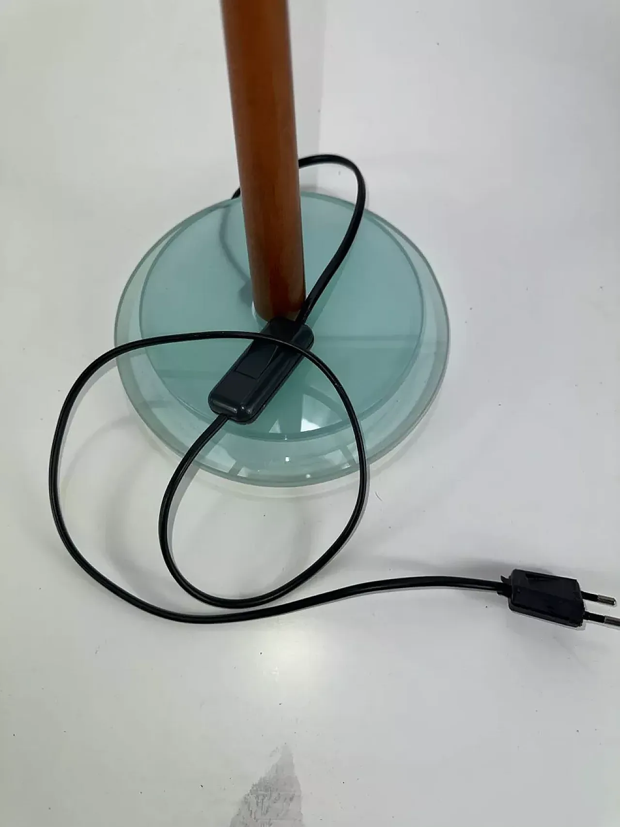 Glass and crystal lamp, 1990s 3