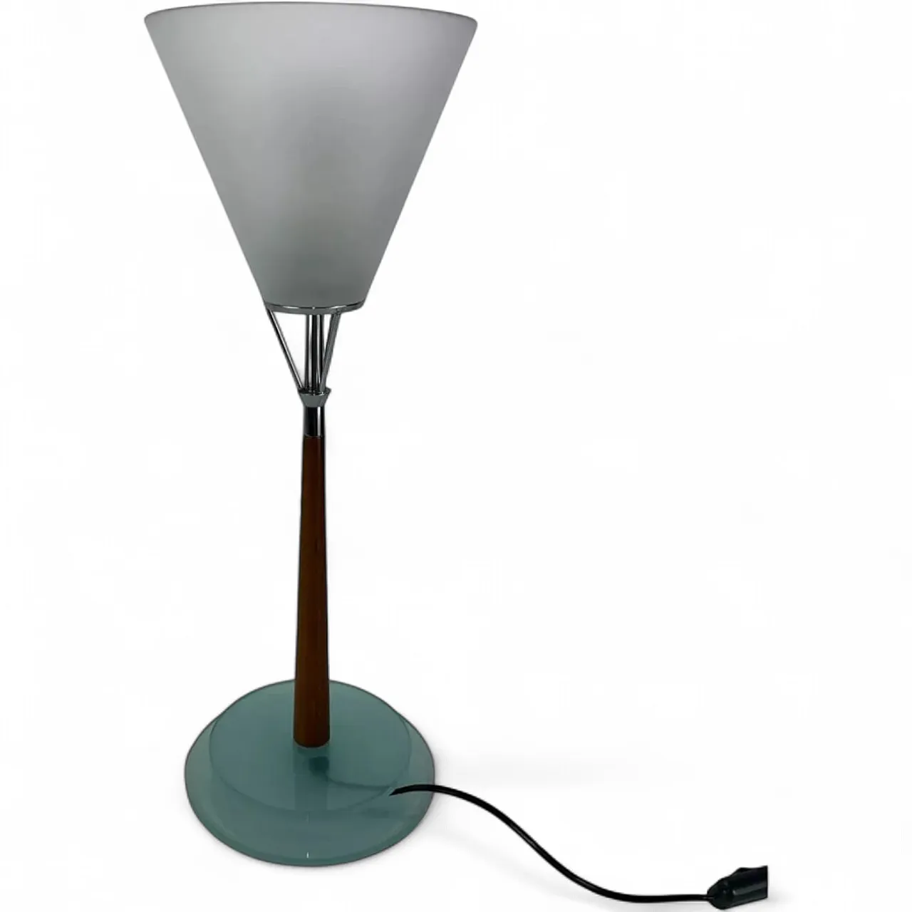 Glass and crystal lamp, 1990s 6