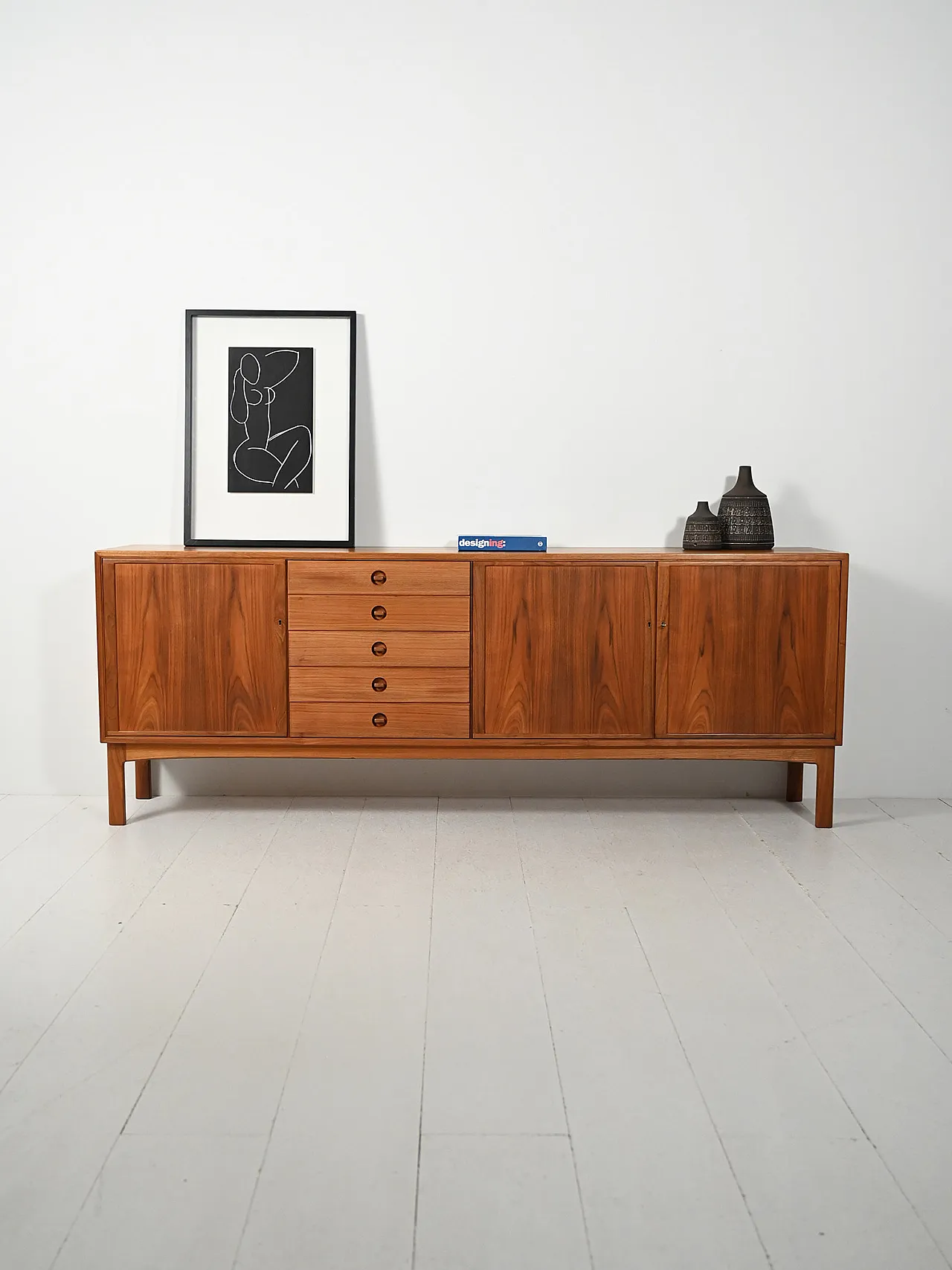 Credenza in teak modello Tiveden, anni '60 1