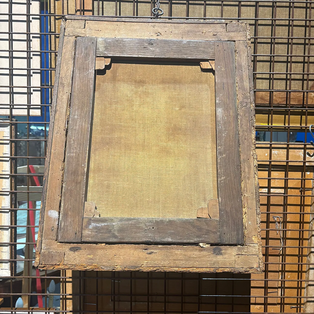 Painting of female face with contemporary frame, 17th century 8