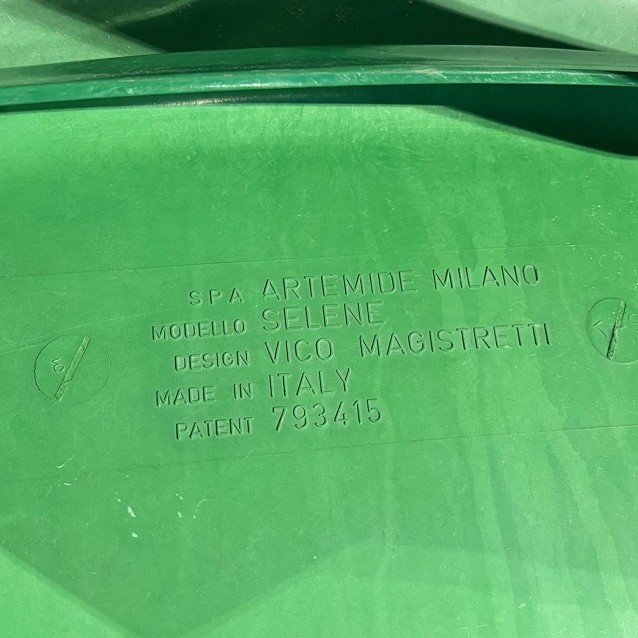 Gruppo sedie Selene di Vico Magistretti per Artemide, anni '70 10