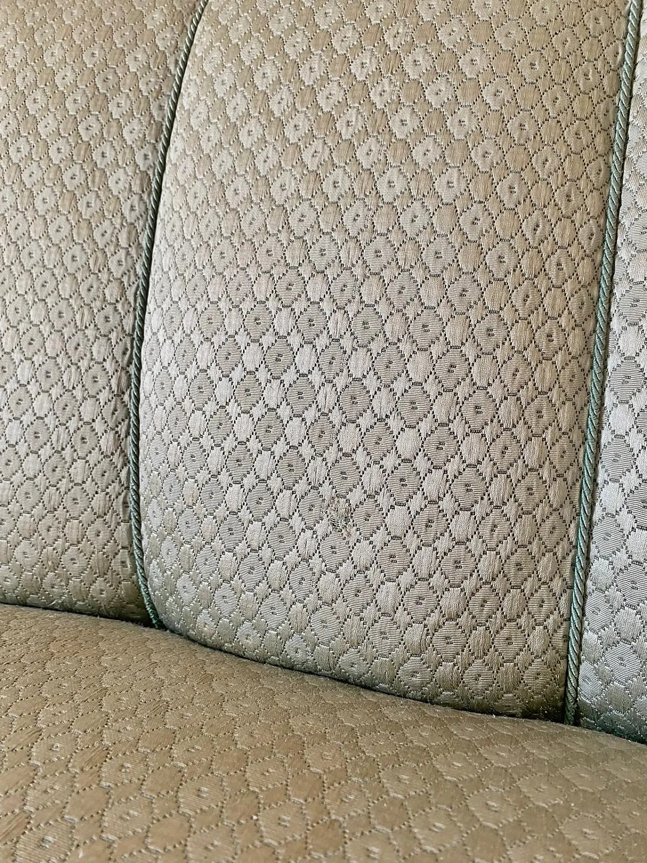 Divano e tavolino Art Deco in noce massello, anni '30 42