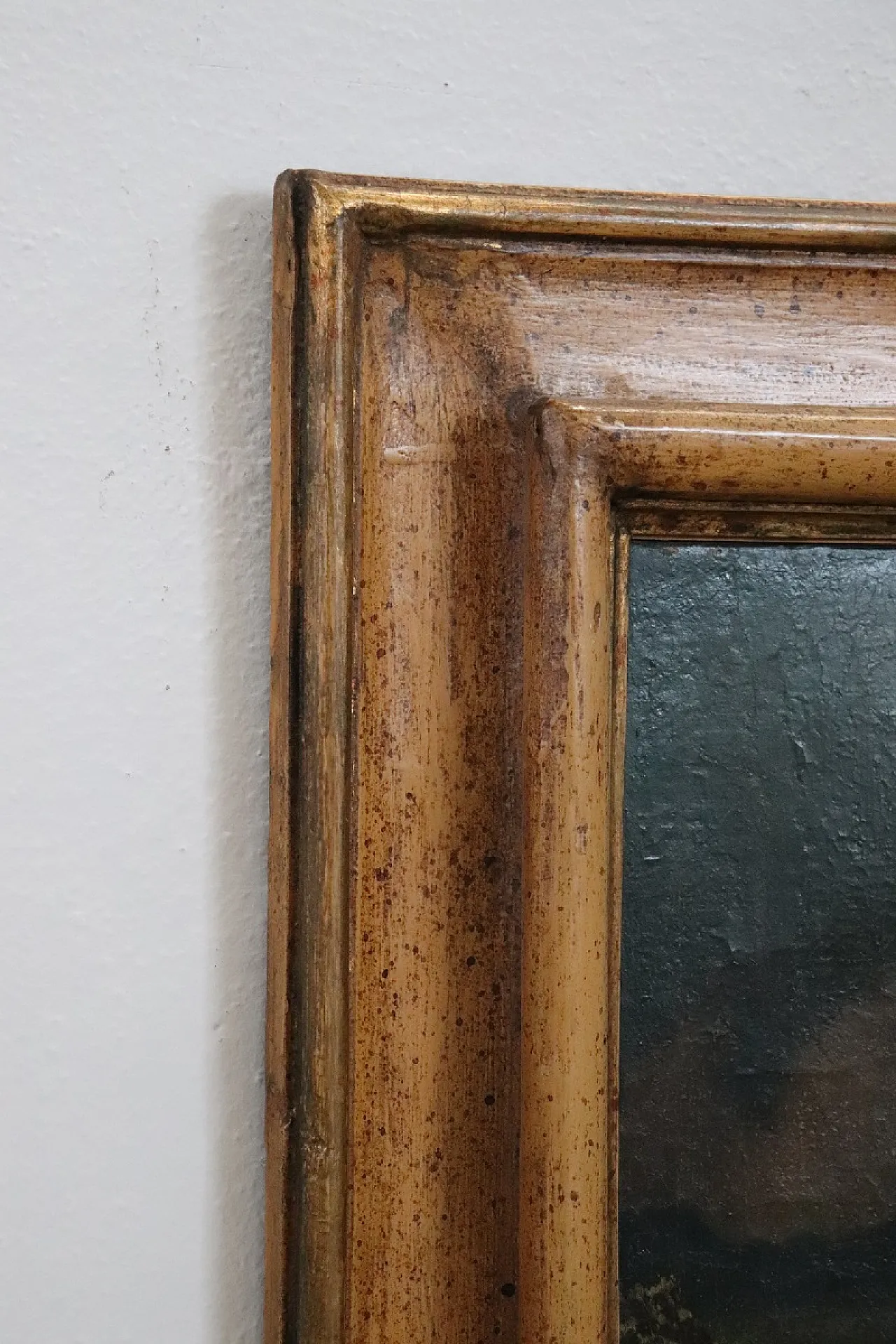 Dipinto olio su tela, natura morta con fiori, '700 9