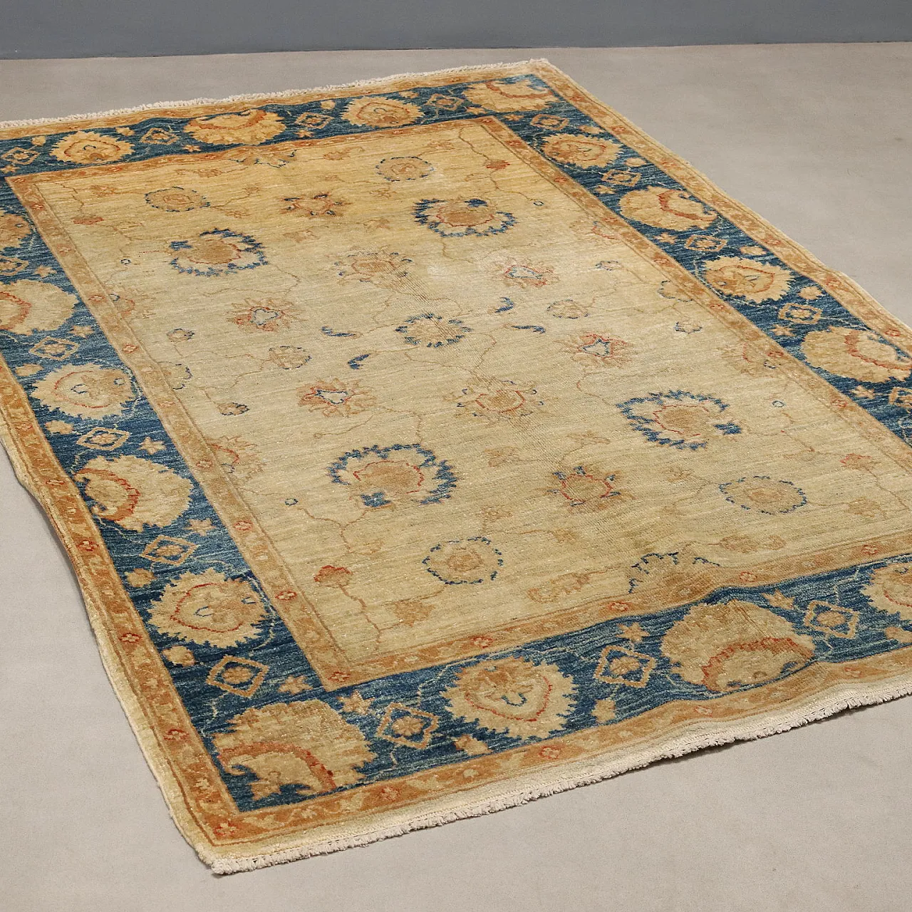 Herat wool carpet, fine knot, handmade, 20th century 1