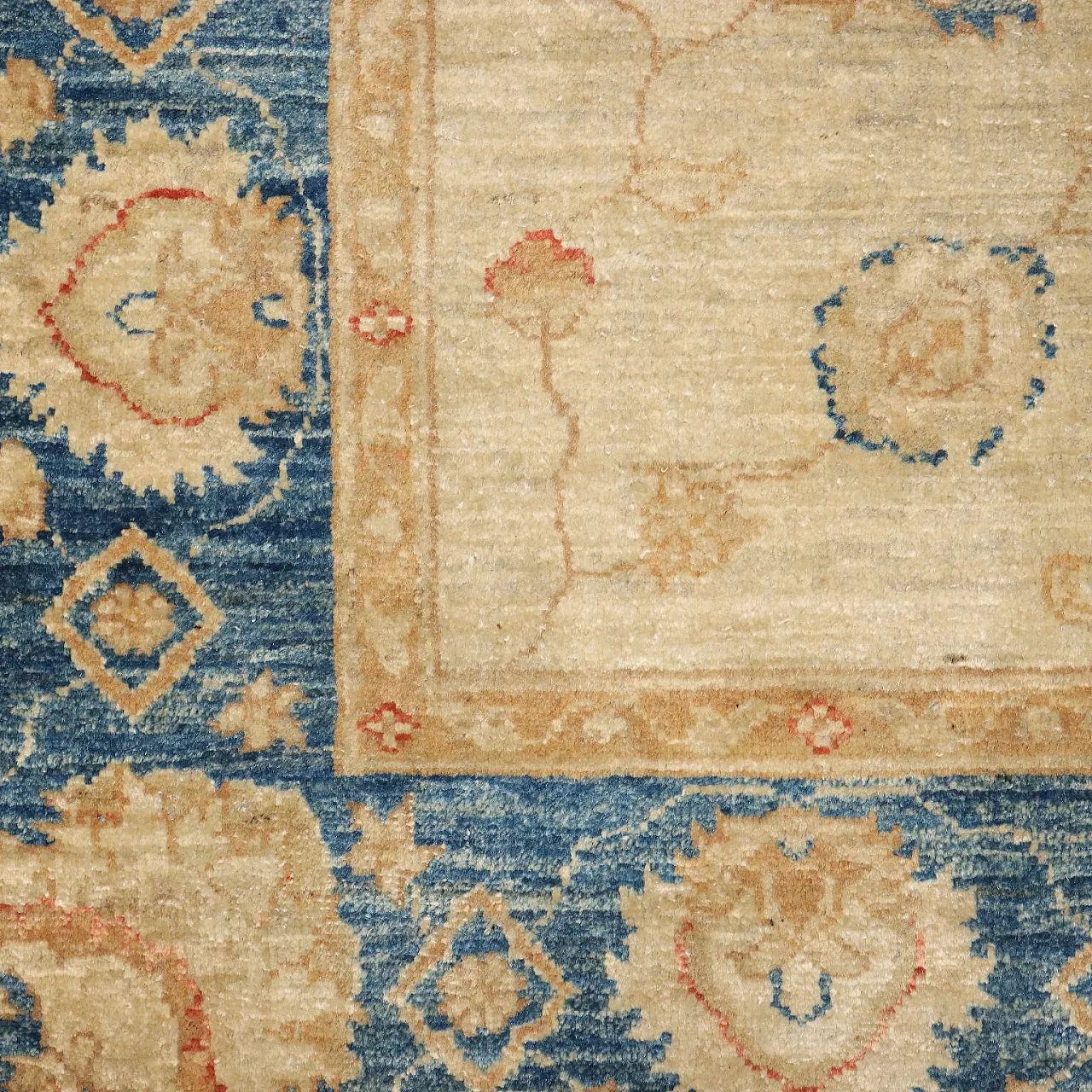 Herat wool carpet, fine knot, handmade, 20th century 6