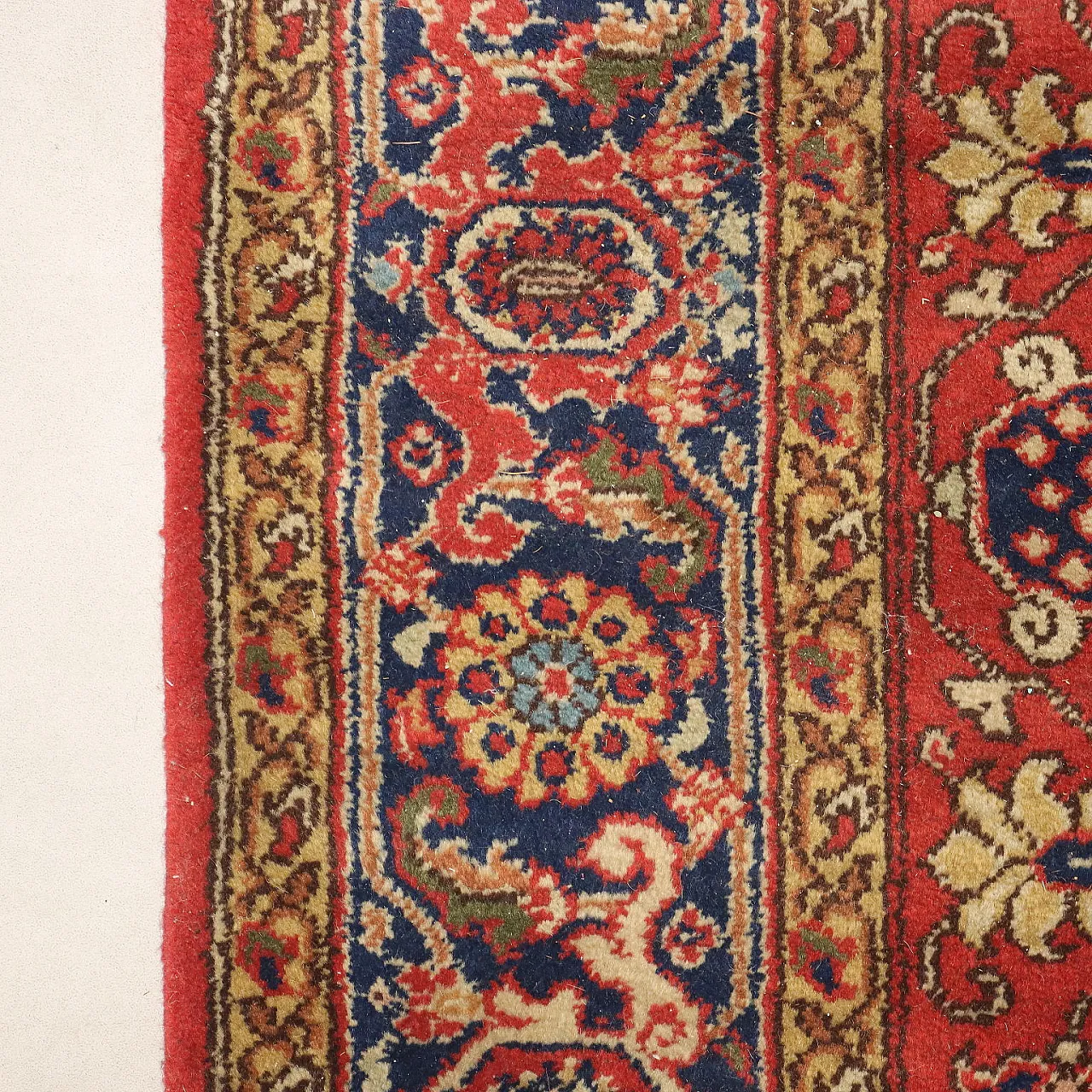 Tabriz carpet in cotton and wool, large knot, handmade, 20th century 6