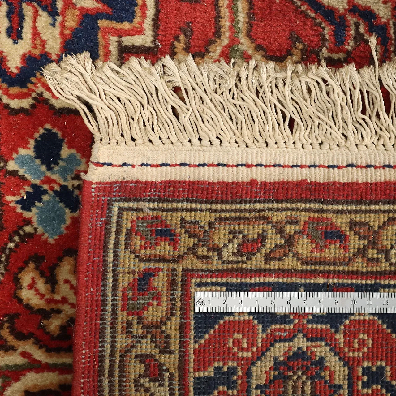 Tabriz carpet in cotton and wool, large knot, handmade, 20th century 7