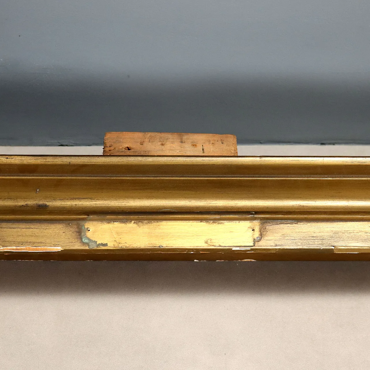 Art Deco frame in silver-plated wood, mid-20th century 5