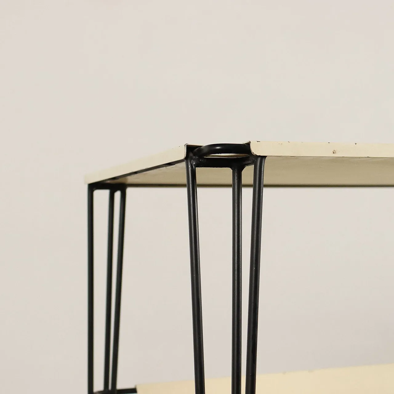 Serving trolley in metal, 1960s 4