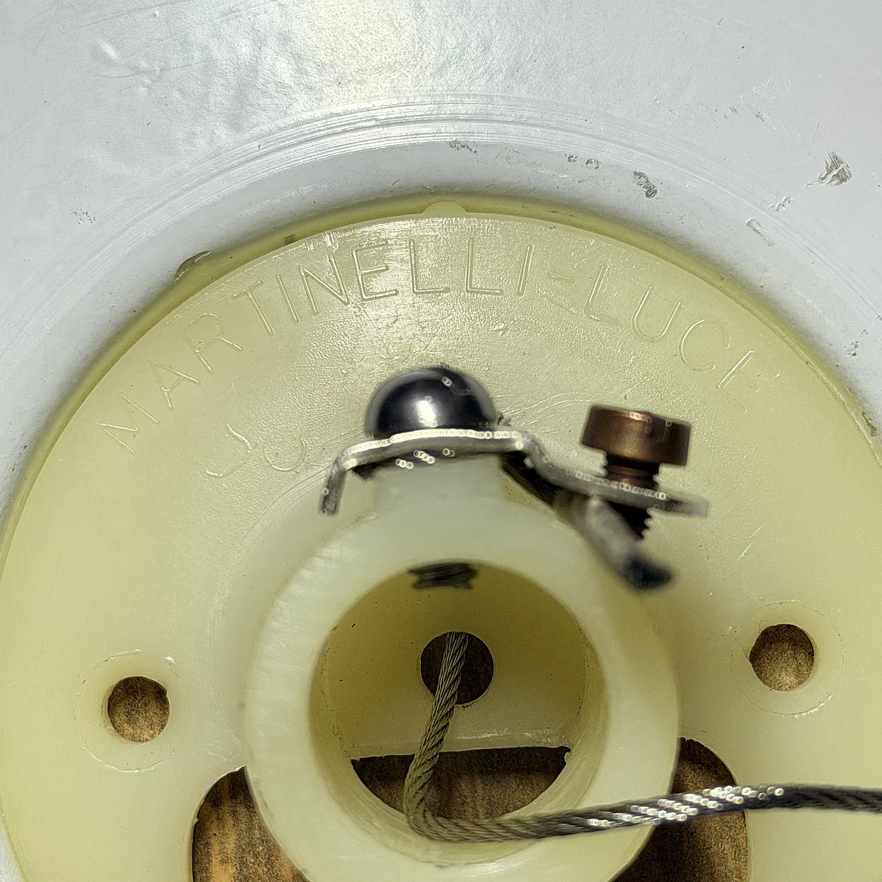 Space Age pendant lamp by Elio Martinelli, Italy 1960s 19