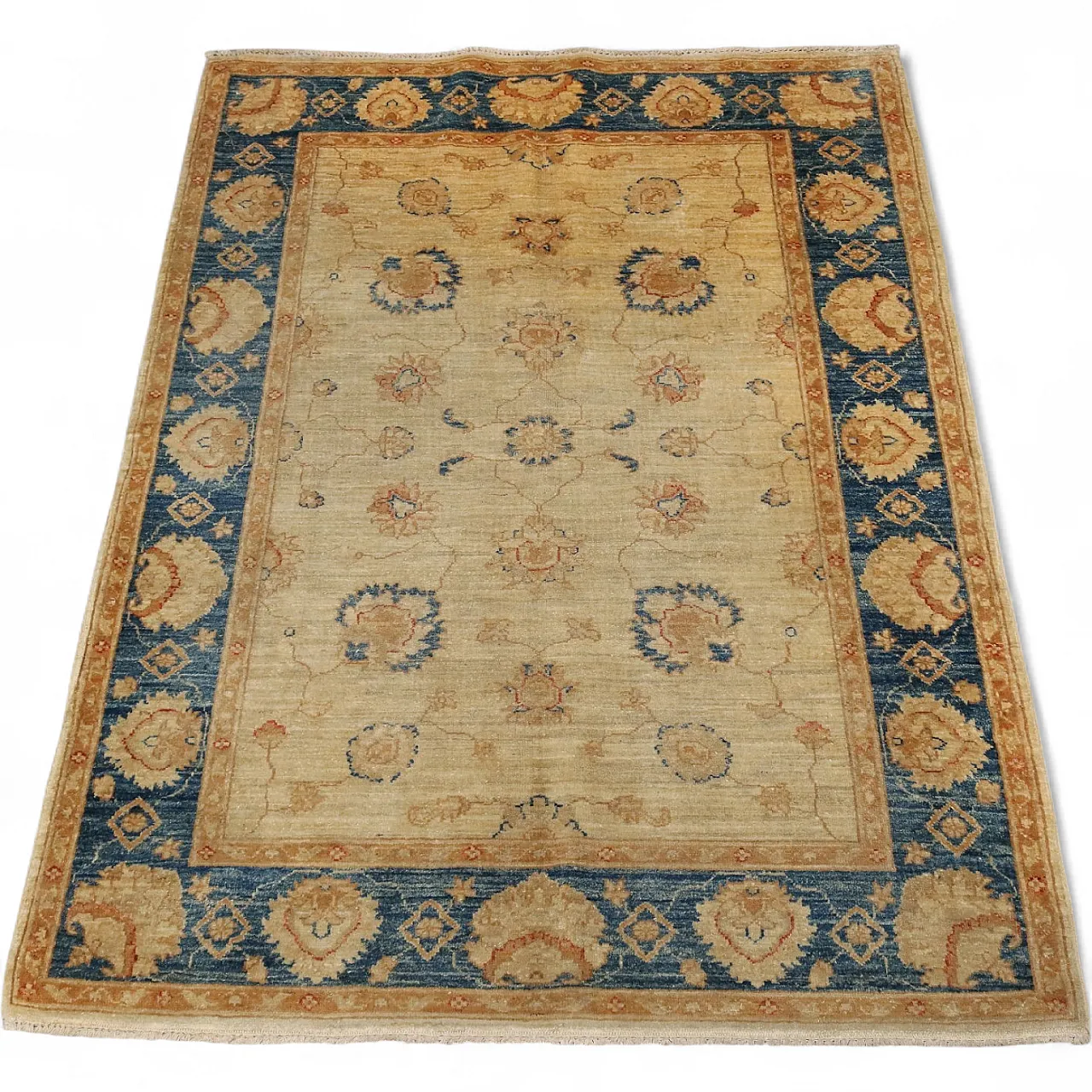 Herat wool carpet, fine knot, handmade, 20th century 9