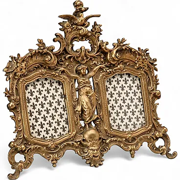 Gilded bronze support frame, 20th century