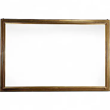 Art Deco frame in silver-plated wood, mid-20th century