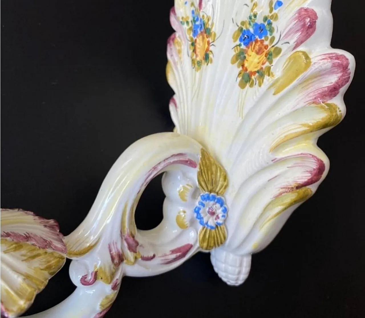 Pair of ceramic sconces, 1960s 5