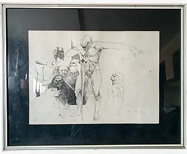 Disegno di Angelo Vadalà, anni '70