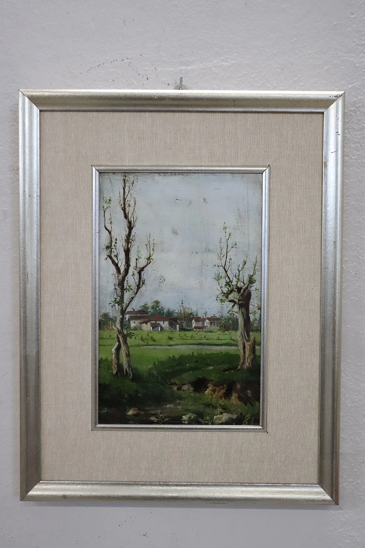 Rural landscapes, oil on panel, early 1900s 2