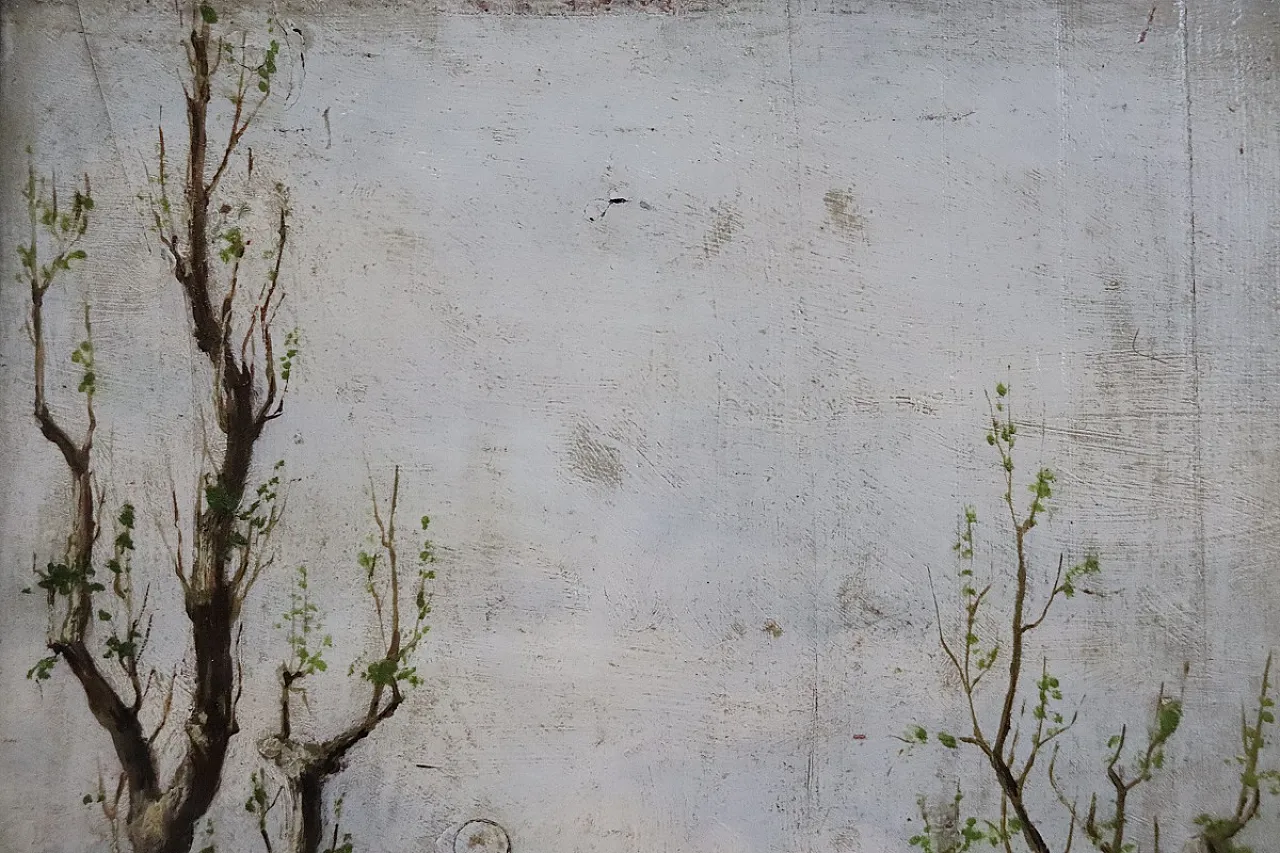 Rural landscapes, oil on panel, early 1900s 6