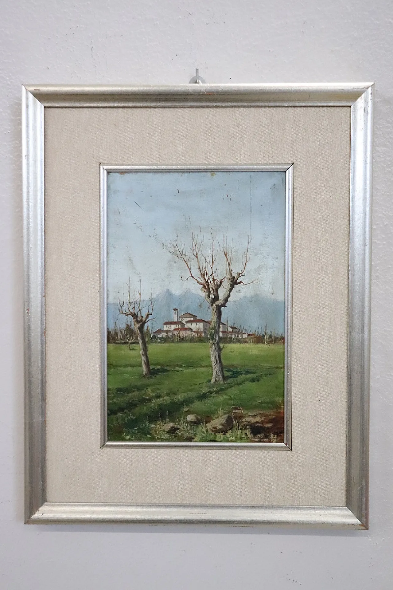 Rural landscapes, oil on panel, early 1900s 8