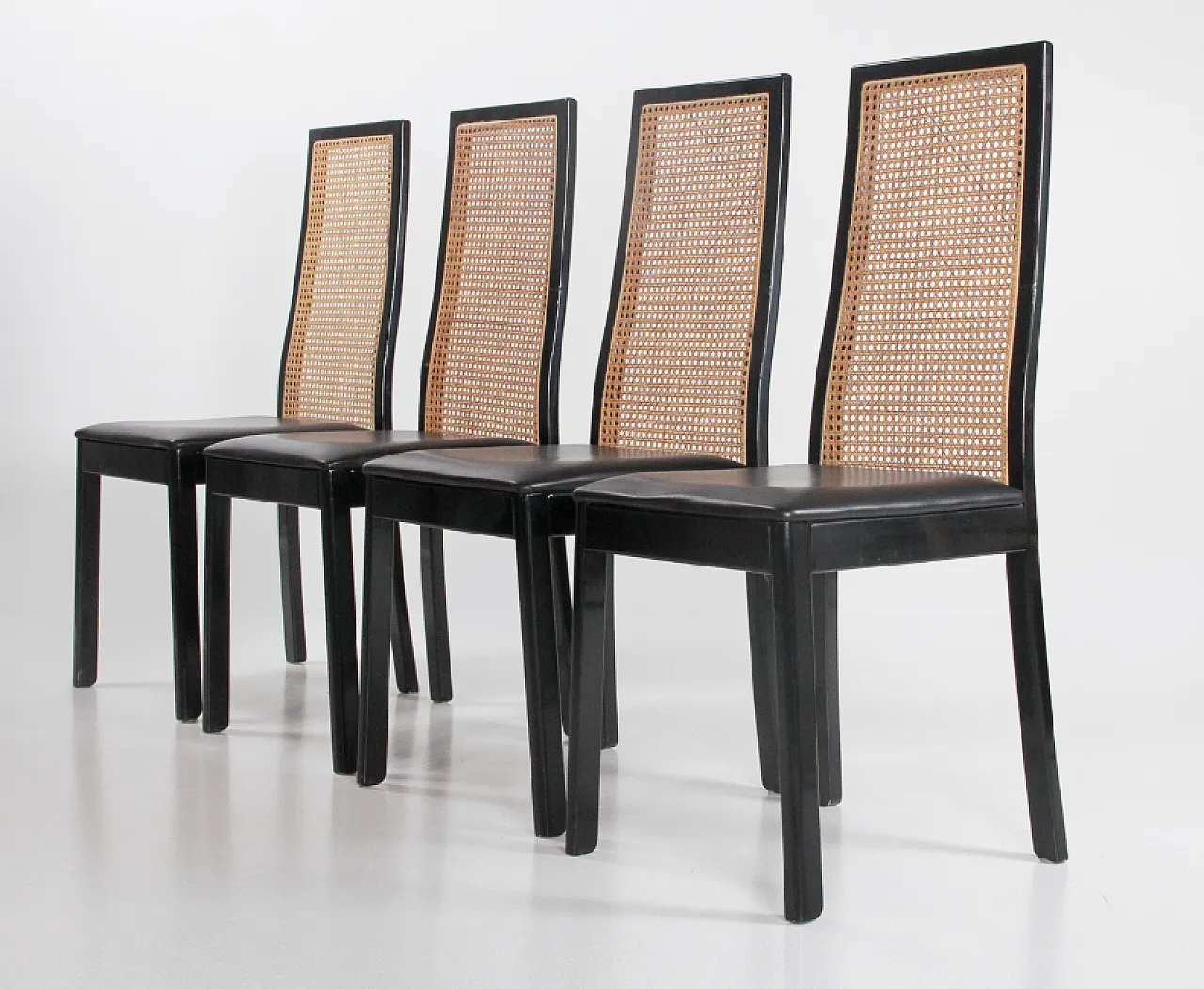 4 sedie mod. 840 di Tito Agnoli per Montina, anni '70 3